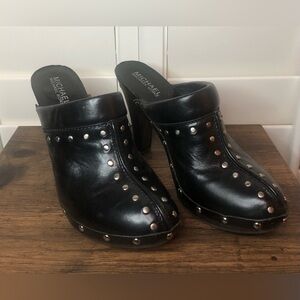 Michael Kors Leather heeled mule Size 6 1/2M